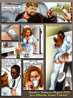Slutty white nurse getting doggystyled by big - Popular Cartoon Porn - Picture 1
