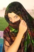ponytailed indian babe undressing