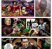 Black toon guys jerking watching cool blonde bitch dancing