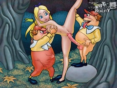 Dirty Alice enjoys fucking with Humpty Dumpty - Popular Cartoon Porn - Picture 1