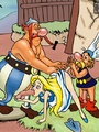 Asterix and Obelix fucking hot blonde - Picture 1