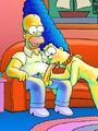 Horny Homer Simpson gets his cock - Picture 1