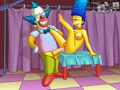 Sexy Marge gets fucked hard by horny Clown - Popular Cartoon Porn - Picture 2