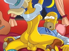 Horny Homer Simpson gets his cock swallowed - Popular Cartoon Porn - Picture 4