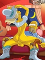 Horny Homer Simpson gets his cock - Picture 4