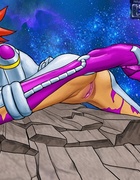 Lustful Yoko gets fucked hard from behind by shemale