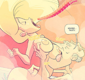 See this cool adult comics where sexy blonde sucks old boy's cock in the