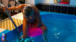 Sometimes it can be so good to take a swim in pool for one’s mature sex - XXXonXXX - Pic 2