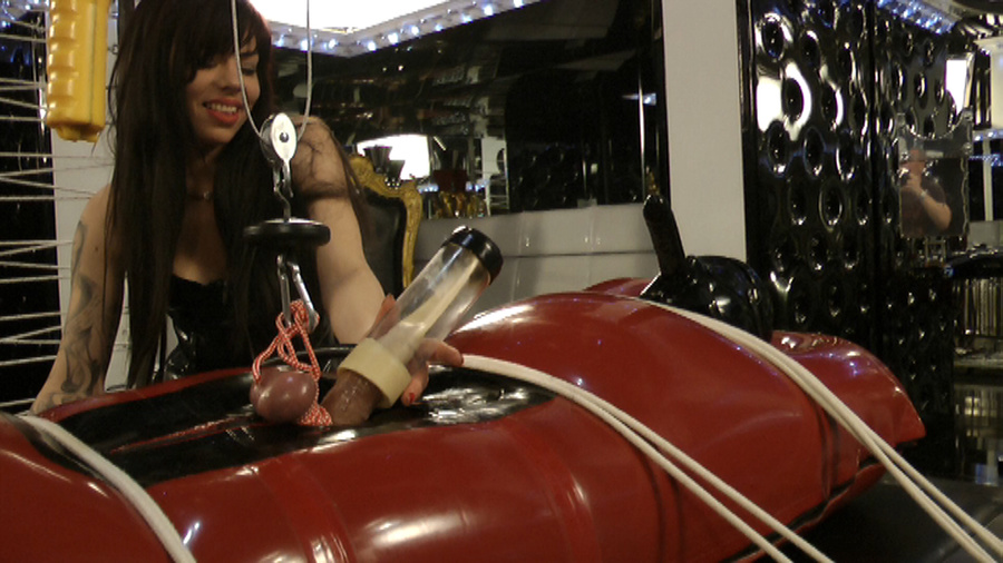 Lovely face brunette domme pleasing her sla - XXX Dessert - Picture 1