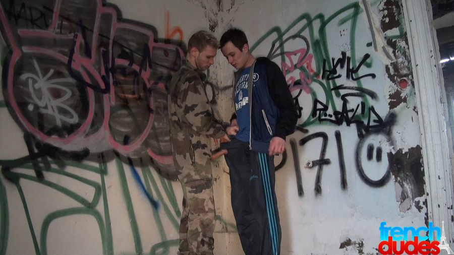 Gay dude was found jerking in the shelter a - XXX Dessert - Picture 2