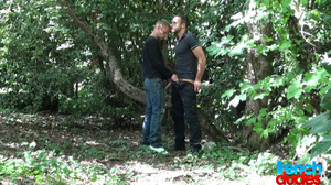 Awesome gay assdrilling in the forest in - Picture 1