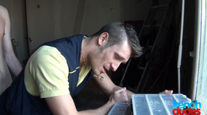 Horny dude sucking thick meat of his col - XXX Dessert - Picture 10