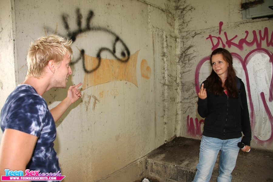 Red teen chick in a pink top gets banged ha - XXX Dessert - Picture 2