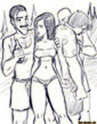 Lucy doesnt mind tobe gang banged by Richard and his horny friends