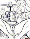 Clair and her father make their sexual desires come true in the backyard.
