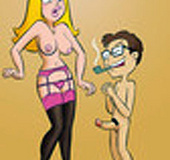 Batgirl and Claire are the nastiest cartoon girls.