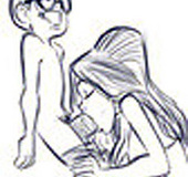 Wong licking Weis pussy after she blows his dick off.