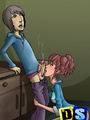Brunette cartoon babe is a real blowjob - Picture 2