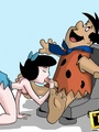 Horny Fred Flintstone get his cock - Picture 1