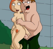 Naughty Peter and Lois Griffins fucking all nude while in private.