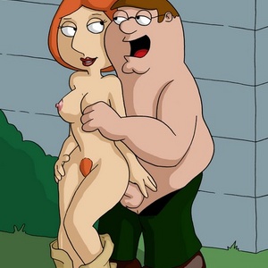 Naughty Peter and Lois Griffins fucking all nude while in private.