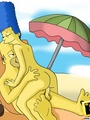 Horny toon Marge Simpson rides Homer's - Picture 2