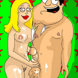 Cartoon dad Stan fucks his awesome blonde wife Francine while in priva..