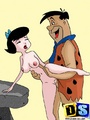 Horny toon Fred Flintstone fuck his - Picture 2