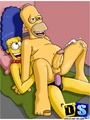 Playful toon wife Marge Simpson strapon - Picture 3