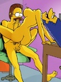 Lusty big boobed toon housewife Marge - Picture 2
