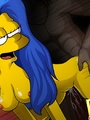 Toon lusty wife Marge Simpson gets her - Picture 1