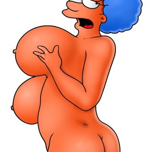 Big booded Simpsons cartoon babes almost naked.