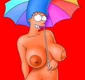 Marge playfully teases you in different outfits