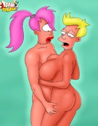 Young fry loves to stick his rod in something delicious