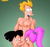 Leela cannot be satisfied and is looking for places to use her plump lips