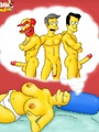 Toon xxx Marge in white panties dreaming - Picture 2
