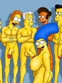Toon wife Marge is going to serve 6 - Picture 1