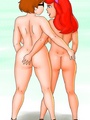 Cartoon nymphs Daphne and Velma exposing - Picture 2