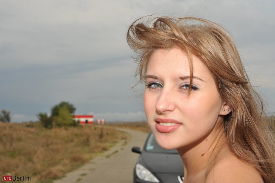 Lovely teen in latex dress with her tits na - XXX Dessert - Picture 1