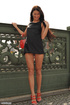 sexy brunette teen black