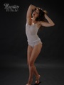 Curly long-haired brunette beauty taking - Picture 2