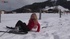 busty teen blonde ski