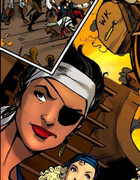 Rowdy pirate can not wait to celebrate her victory with some naughty fun