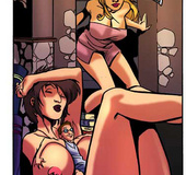 Happy geek in glasses has just fucked a giant brunette chick in the crazy