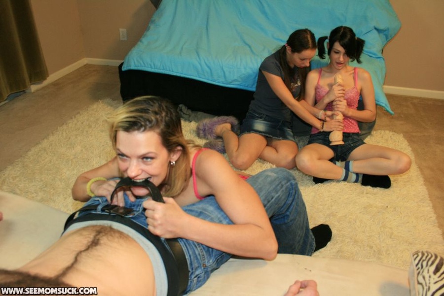Pigtailed brunette teen and her BFF were pl - XXX Dessert - Picture 6