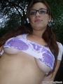 Nasty pigtailed chick in glasses lifts - Picture 9