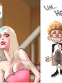 Long-haired cartoon blonde gets high - Picture 2