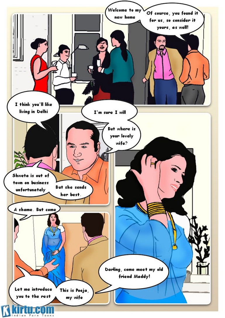 770px x 1089px - When the shy Pooja meets her husband's - Silver Cartoon - Picture 2