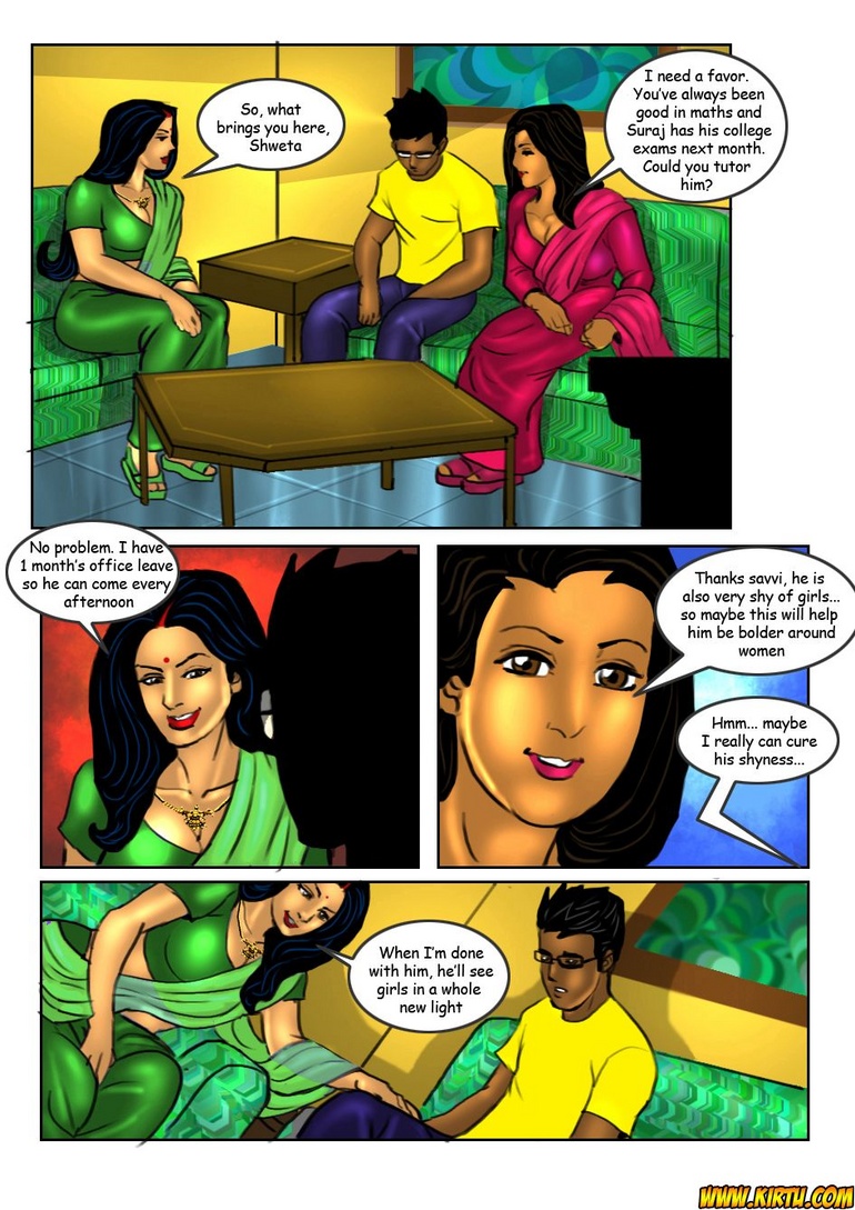 Savita being determined to help him out - Silver Cartoon - Picture 3