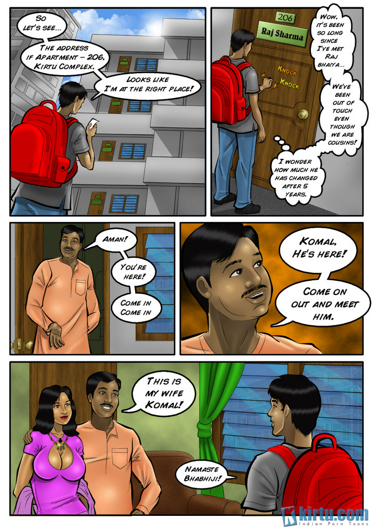Cartoon Bf Of Devar Bhabhi - Aman has just moved in with his bhaiya - Silver Cartoon - Picture 3